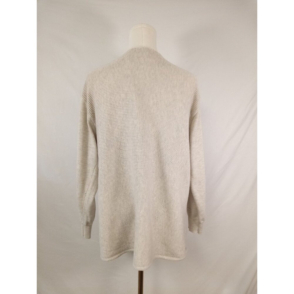 Ella Moss Women's Beige V-Neck Sweater Size Large - Picture 4 of 5
